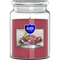 BISPOL Aura scented candle snd99-104 (Chocolate & Cherry) ~100h