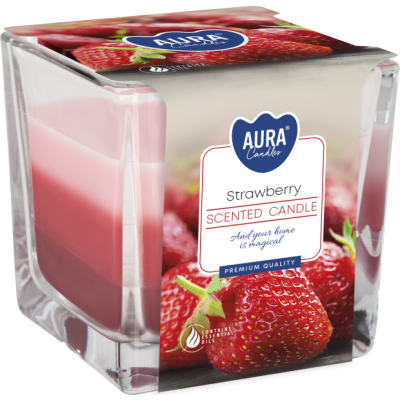 BISPOL Aura scented candle snk80-73 (Strawberry) ~32h