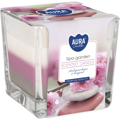 BISPOL Aura scented candle snk80-254 (SPA Garden) ~32h