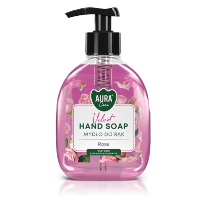 Liquid soap with dispenser BISPOL Aura AHS-001-001 (Rose) 300ml