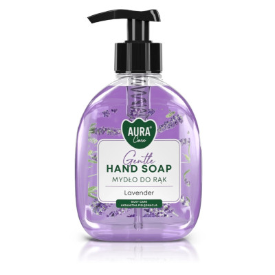 Liquid soap with dispenser BISPOL Aura AHS-001-002 (Lavender) 300ml