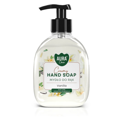 Liquid soap with dispenser BISPOL Aura AHS-001-003 (Vanilla) 300ml