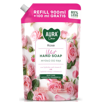 Refilling liquid soap BISPOL Aura AHS-002-001 (Rose) 1000ml