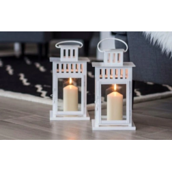 Pillar candle BISPOL Aura sw50/100-011 (ecru) ~20h