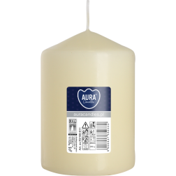 Stumpenkerze BISPOL Aura sw70/100-011 (ecru) ~44h
