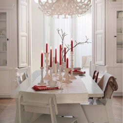 BOLSIUS Torpeda table candles 170/20 (red) ~5h 8pcs.