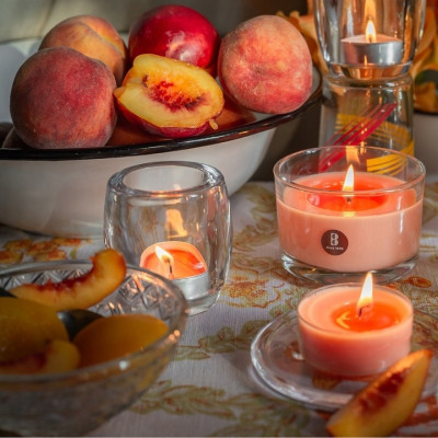 BOLSIUS scented heaters 57mm (Peach) ~8h 8pcs. 2