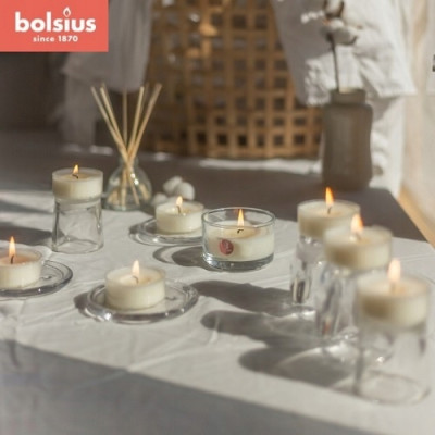BOLSIUS scented heaters 57mm (Fresh cotton) ~8h 8pcs. 2