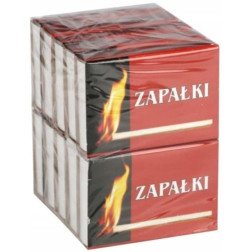 Zapałki krótkie MONONEGRO 100 pudełek (100 x ~38szt.) 44mm