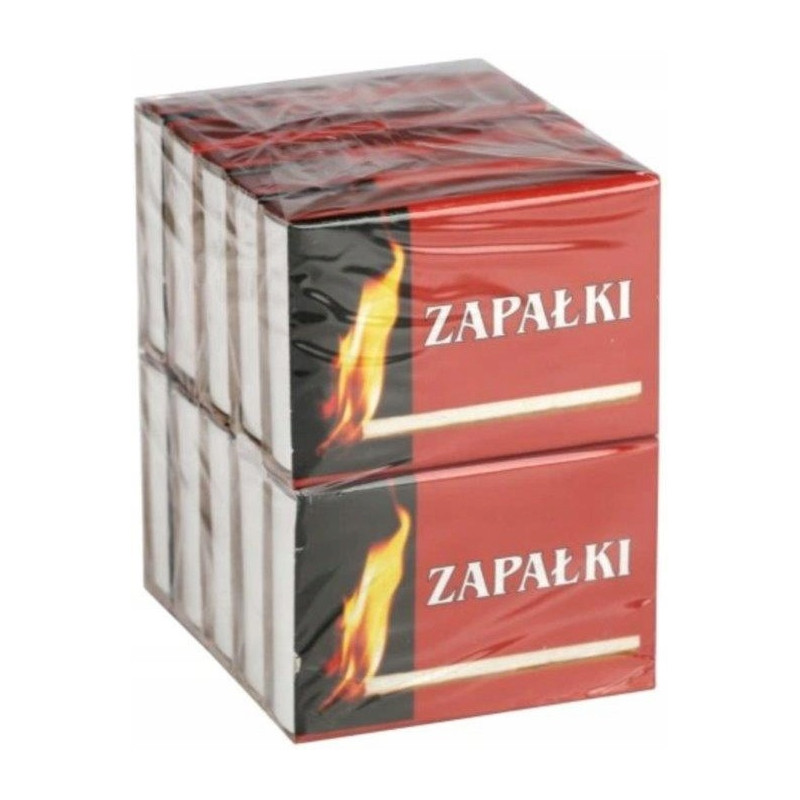 MONONEGRO kurze Streichhölzer 1000 Schachteln (1000 x ~38 Stück) 44mm