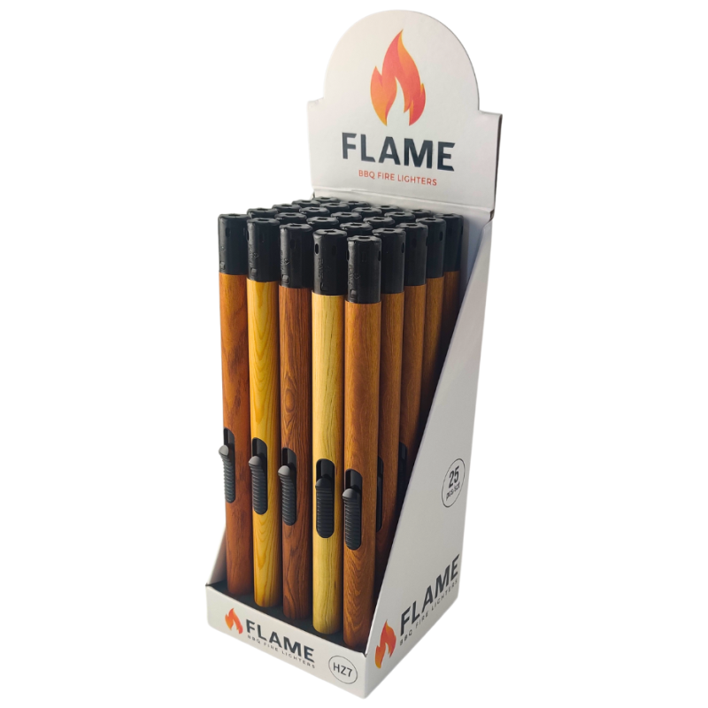 BBQ dlouhý plynový zapalovač FLAME HZ7 Wood (1 ks)