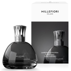 Graue katalytische Lampe MILLEFIORI Milano (Lampe + Docht + Trichter)