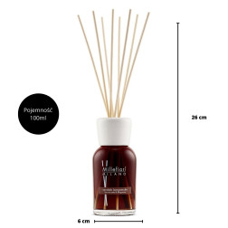 Dyfuzor parfumované listy MILLEFIORI Milano (Santalové drevo Bergamot) 100 ml