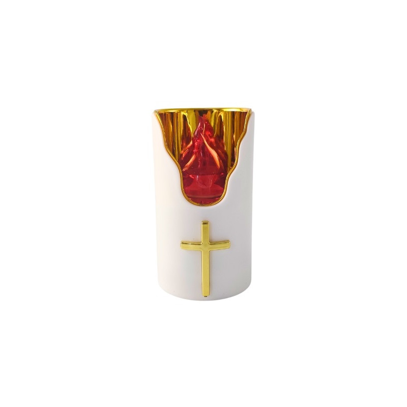 Subito C707 H125 LED candle inserts 6 pieces gold-red