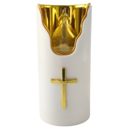 Subito C707 H150 LED Kerzeneinsätze 6 Stück gold-weiß