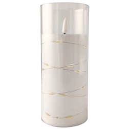 LED sviečka s LED reťazou SUBITO GC710 H175 biela (368)