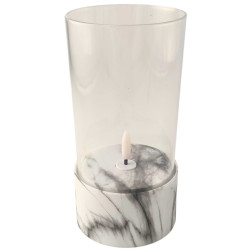 LED candle SUBITO C701 H170 marble (676)