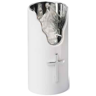 LED-Einsatz für SUBITO C707 H150 Schreinkerzen silber/weiß 1 Stück