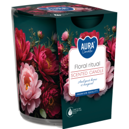 BISPOL Aura scented candle sn72s-62 (Floral ritual) ~22h