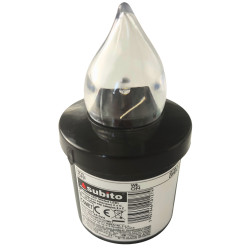LED insert for SUBITO Comet chapel candles black/white up to 2400h 1 pc.