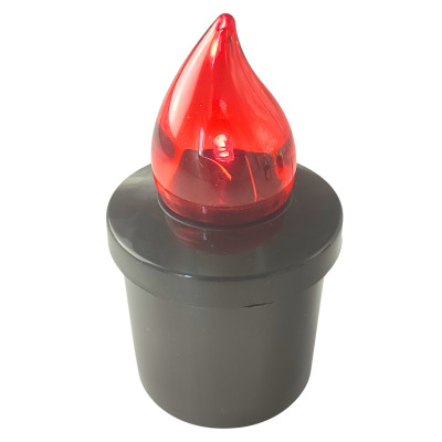 LED insert for SUBITO Comet chapel candles black/red up to 2400h 1 pc. 2