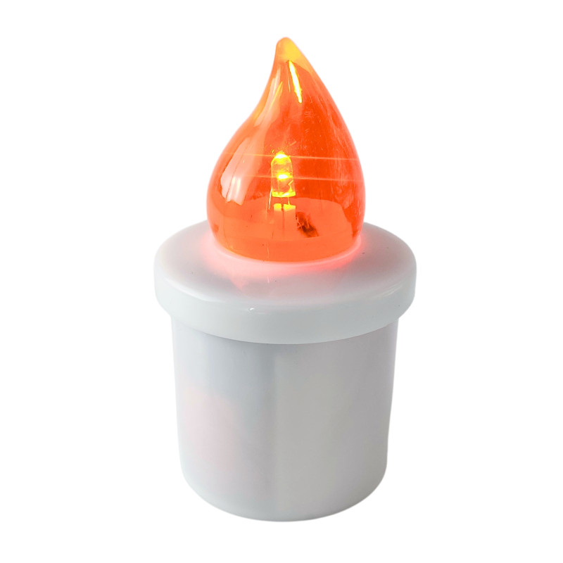 LED vložka pre kaplnkové sviečky SUBITO Comet, oranžová, až 2400h, 1 ks.