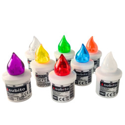 LED insert for SUBITO Comet RGB multicolor chapel candles up to 2400h 1 pc.