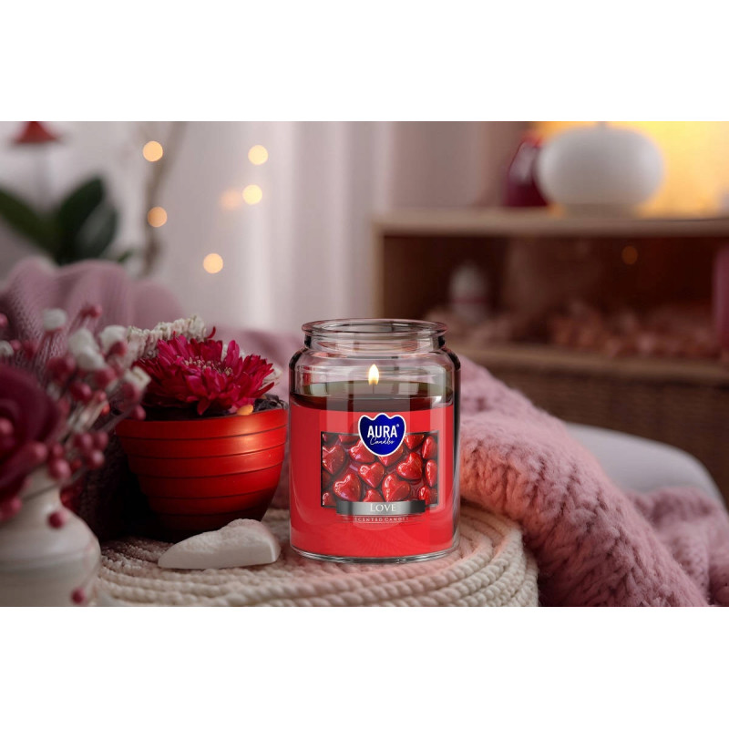 BISPOL Aura scented candle snd99-105 (Love) ~100h