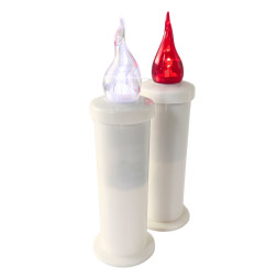 LED insert for SUBITO S7 chapel candles white up to 1200h 1 pc.