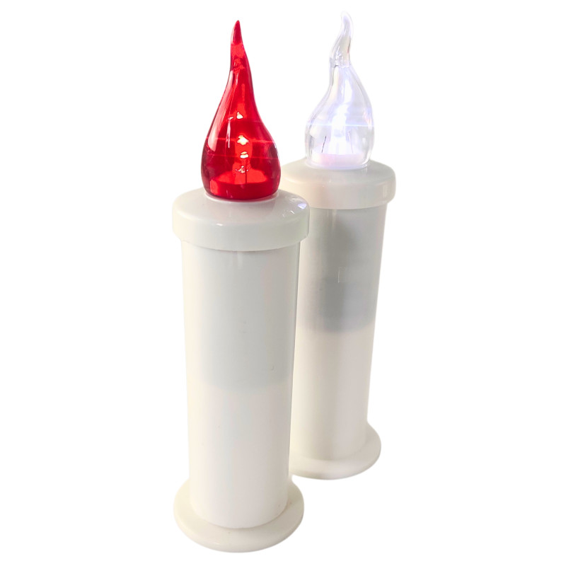 LED vložka pre kaplnkové sviečky SUBITO S7 červená až 1200h 1 ks.