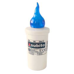 LED insert for SUBITO S6 chapel candles, blue, up to 1200h, 1 pc.