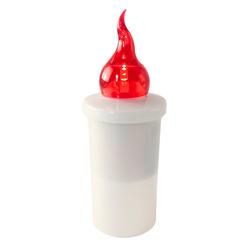 LED insert for SUBITO S6 chapel candles red up to 1200h 1 pc.