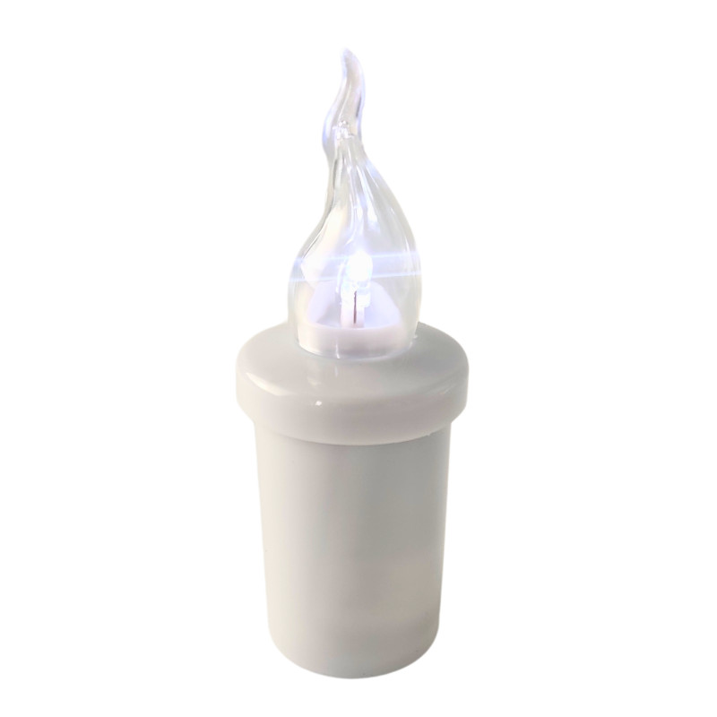 LED insert for SUBITO S5 chapel candles white up to 1200h 1 pc.