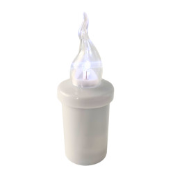 LED insert for SUBITO S5 chapel candles white up to 1200h 1 pc.