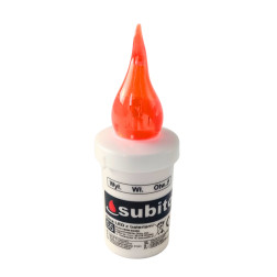 LED insert for SUBITO S5 chapel candles, orange, up to 1200h, 1 pc.