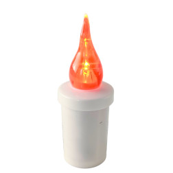 LED insert for SUBITO S5 chapel candles, orange, up to 1200h, 1 pc.
