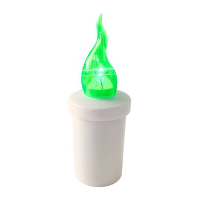 LED insert for SUBITO S5 chapel candles, green, up to 1200h, 1 pc. 2