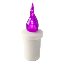 LED vložka pro kaplové svíčky SUBITO S5, fialová, až 1200h, 1 ks.