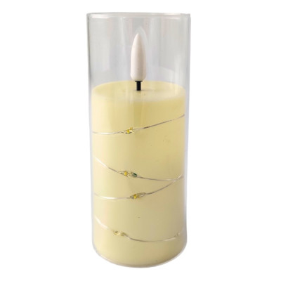 LED candle with LED chain SUBITO GC711 H125 ivory (362) 2