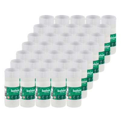 Wkłady do zniczy parafinowe Bolsius RP15 ~34h 35 sztuk