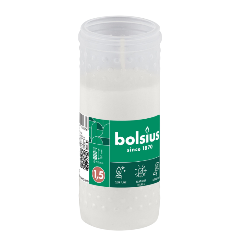 Wkłady do zniczy parafinowe Bolsius RP15 ~34h 35 sztuk