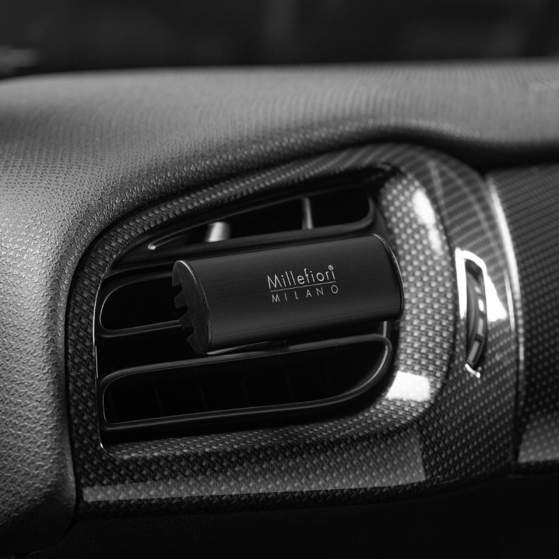 Osvěžovač vzduchu do auta na mřížku MILLEFIORI Milano ICON VANILKA A DŘEVO