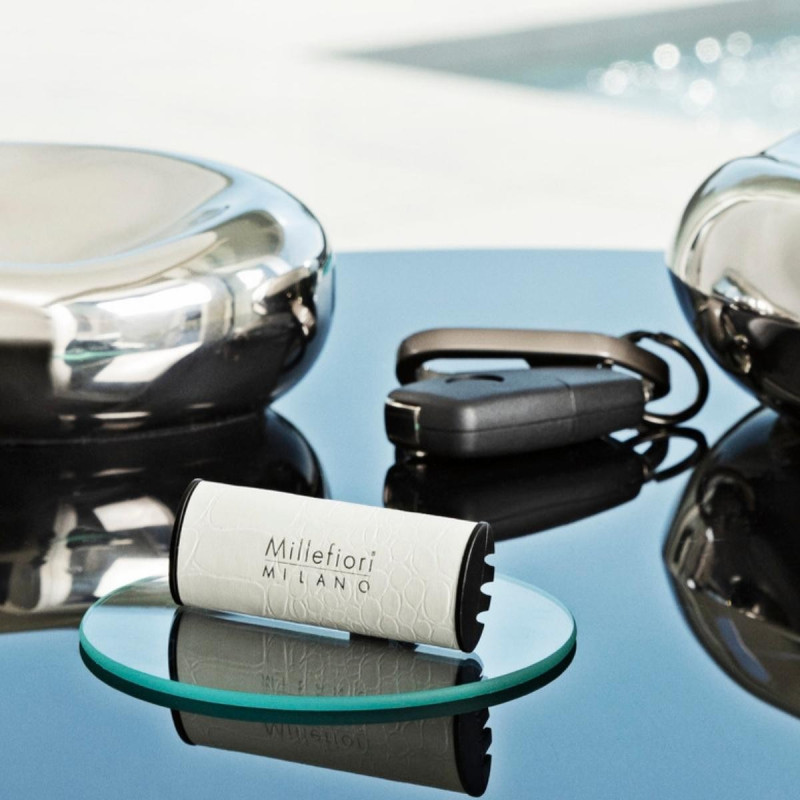 Zapach samochodowy do kratki MILLEFIORI Milano ICON WHITE MUSK
