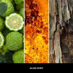 Osviežovač vzduchu do auta na mriežku MILLEFIORI Milano ICON SILVER SPIRIT