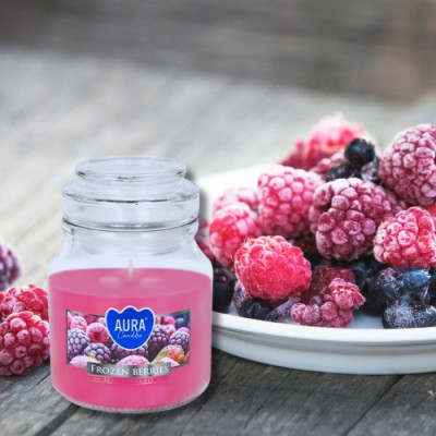 BISPOL Aura scented candle snd71-314 (Frozen berries) ~28h 2