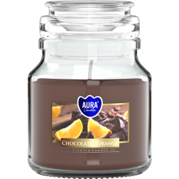 BISPOL Aura scented candle snd71-340 (Chocolate & Orange) ~28h
