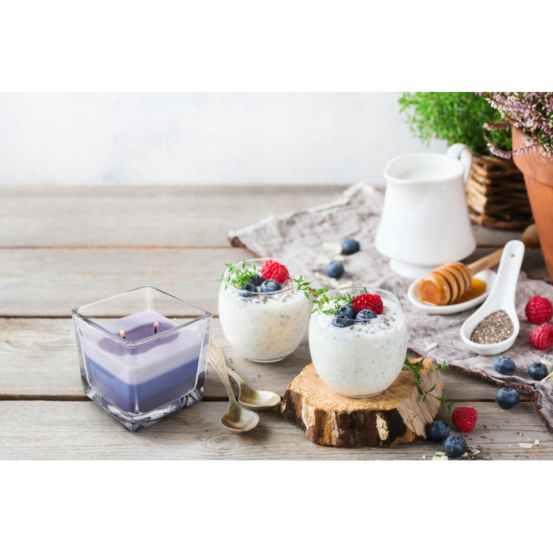 BISPOL Aura scented candle snk80-179 (White flowers) ~32h