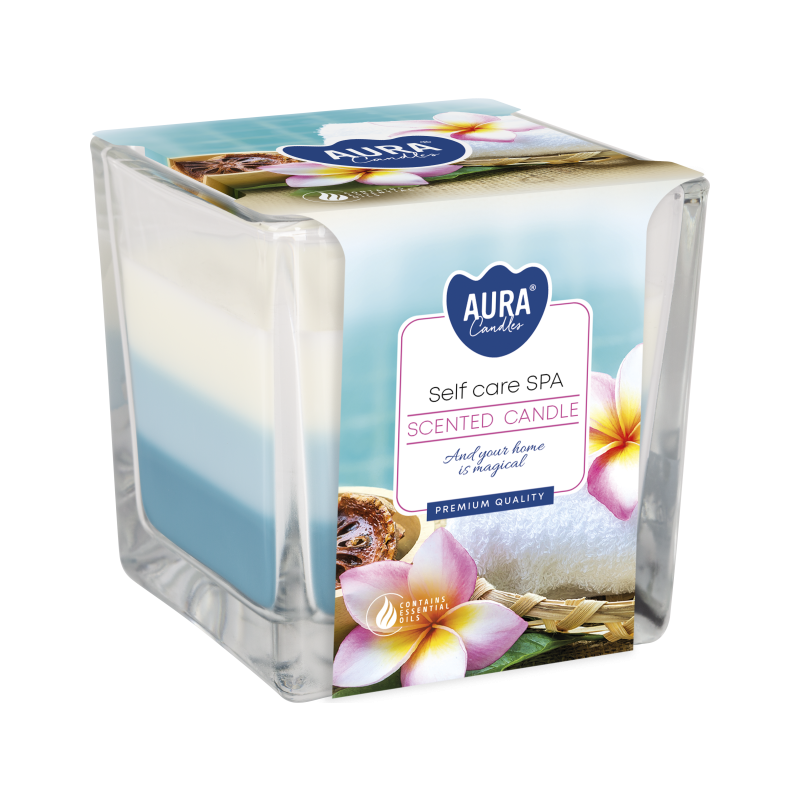Świeca zapachowa BISPOL Aura snk80-363 (Self care SPA) ~32h