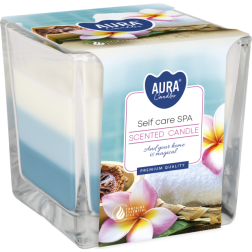 Vonná svíčka BISPOL Aura snk80-363 (Self care SPA) ~32h