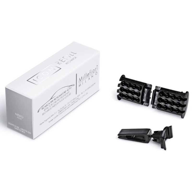 MILLEFIORI Milano ICON NERO Car Air Freshener